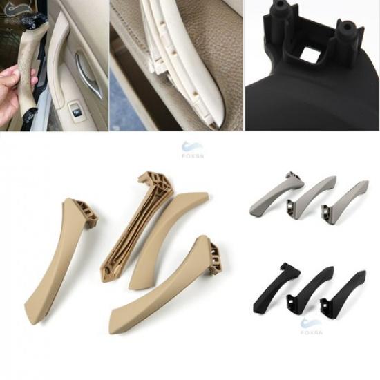 Right Passenger Door Panel Pull Handle Cover+Bracket For BMW 3 Series E90 Gray