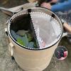 Home Camping Trash Can Pop-Up Circular Storage Pail Canvas Foldable Recycling Bin Outdoor Garbage Garden Yard Garbage Bag New