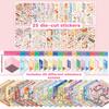20 Sets 3D Sticker Scene With Material Book,Diy 3D House Stickers Set For Adults Room Stickeer Book For Adults Kids