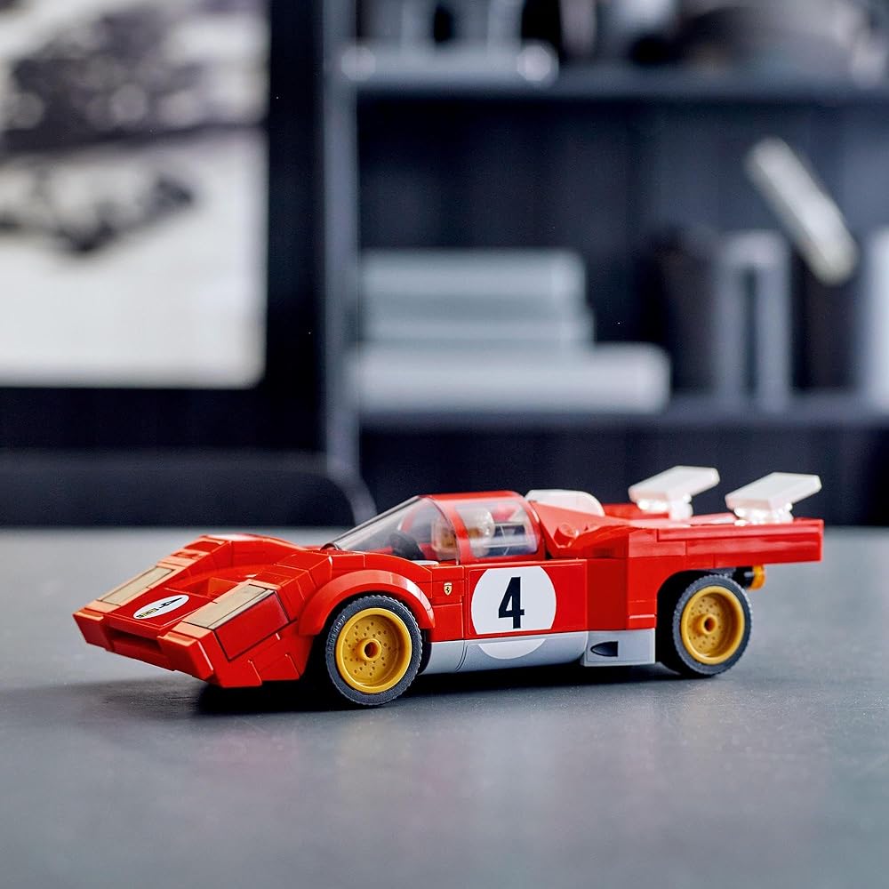 Конструктор LEGO Speed Champions 1970 Ferrari 512 M, игрушка из кубиков для мальчиков от 8 лет