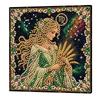 Self-Adhesive DIY Pearl Painting Kit 11 Zodiac Signs Framed Canvas 1D Bead Dot Art Wall Decor