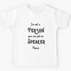 I Am Not A Person You Can Put On Speaker Phone Black Kids T-Shirt