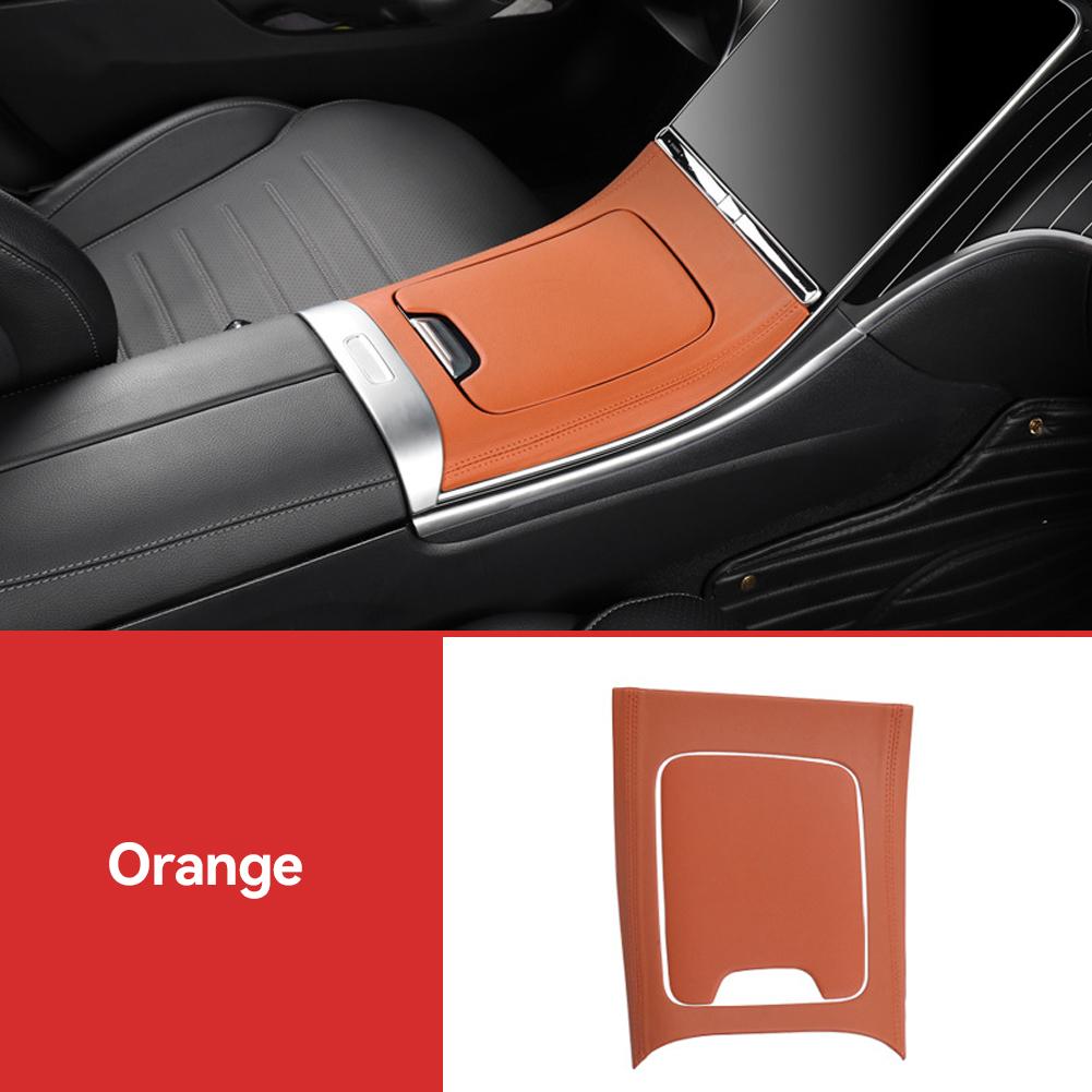 2Pcs/set Car Central Control Panel Cover Trim Protection Retrofit Sticker Film Console Accessories For Mercedes Benz C W206C260LC200LC300L