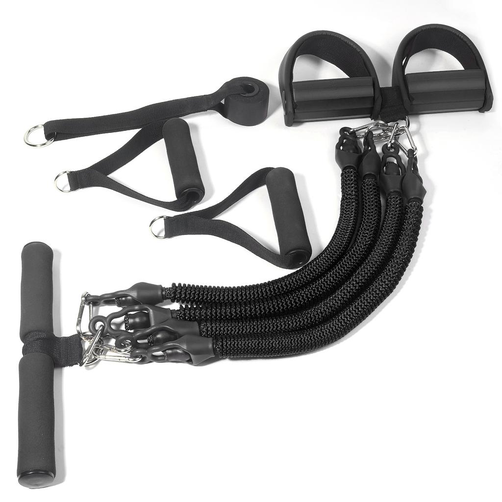 Multi Functional Tension Rope Set Foot Pedal Tensioner+latex Anti Break Tensioner+tension Rope Four Tube Tensioner