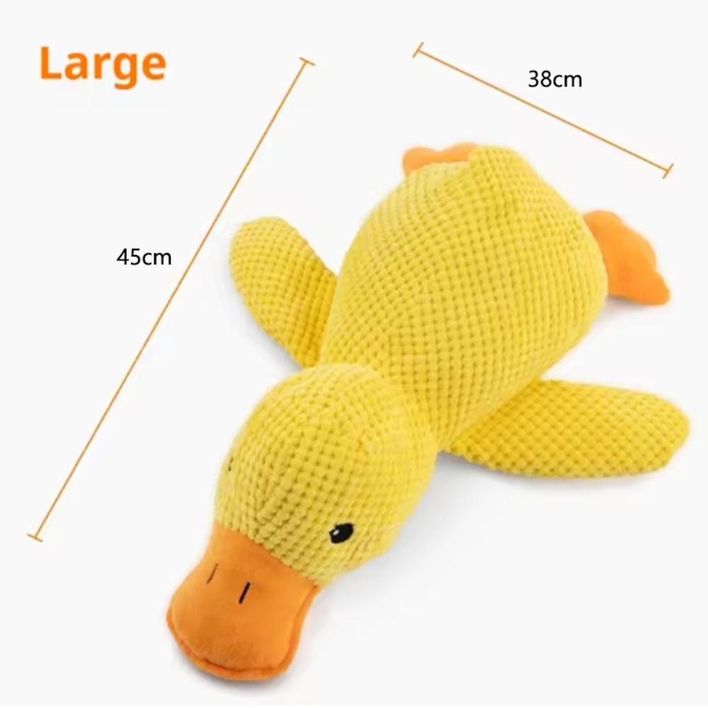 New Stomping Duck Dog Toy Bite Resistant Grinding Large Pet Toy Teeth Cleaning Boredom Dog Interactive Entertainment Puppy Pet