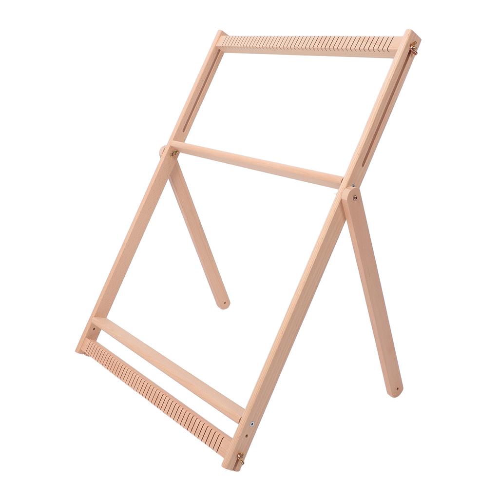 Гобеленовый ткацкий станок с регулируемой подставкой, простая сборка, деревянный ткацкий станок для начинающих детей