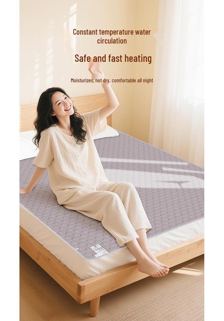Smart Electric Heating Blanket with Dual Control & Dehumidification for Home - Dust Mite Removal, Water Heating, Constant Temperature
