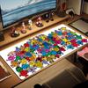 Mr. Men Little Miss Custom Name Large Size Mouse Pad Large Gaming Table Cushion Non-slip Laptop Tablet Big Mousepad XXL Mat Mini PC Playmat With Lock 
