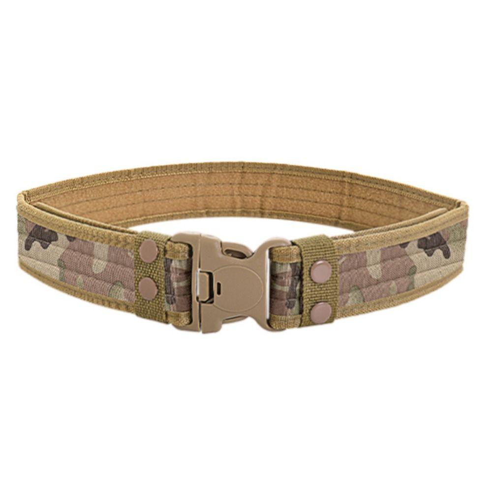 Breathable Canvas Waistband Plastic Buckle Camo Belt Casual Marine Corps Duty Belt Outdoor