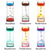 Double Color Oil Leak Hourglass Toys  Liquid Timer Dynamic Oil Drop Beautiful Waist Crafts Ornaments Home Decoration Gifts