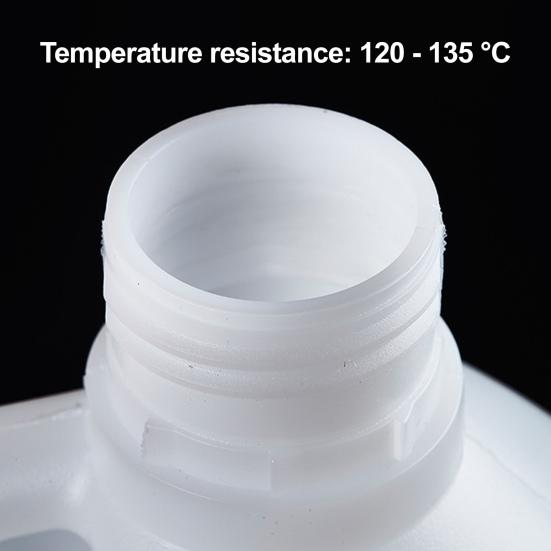 1 Gallon Plastic Bottle 3.8L Large Capacity Leak-proof Lids Empty Water Jug Heavy Duty Home Commercial Use Storage Container with Ergonomic Handle