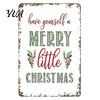 Country Style Home Decoration Christmas Wood Sign, Vintage Santa's Sleigh Parking Only Wall 2D Rustic Decor Farmhouse Wooden Hanging Plaque for Front