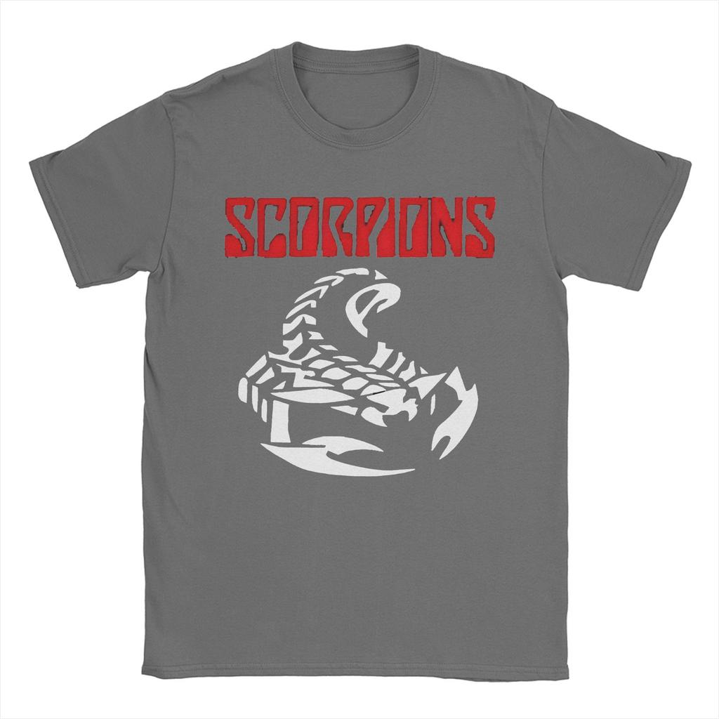 Scorpion Band Logo Merch Unisex T Shirts 100% Cotton Tee Новое поступление Футболка Одежда
