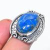 Natural Lapis Lazuli Gemstone 925 Sterling Silver Jewelry Ring Size 6.5 S7a30