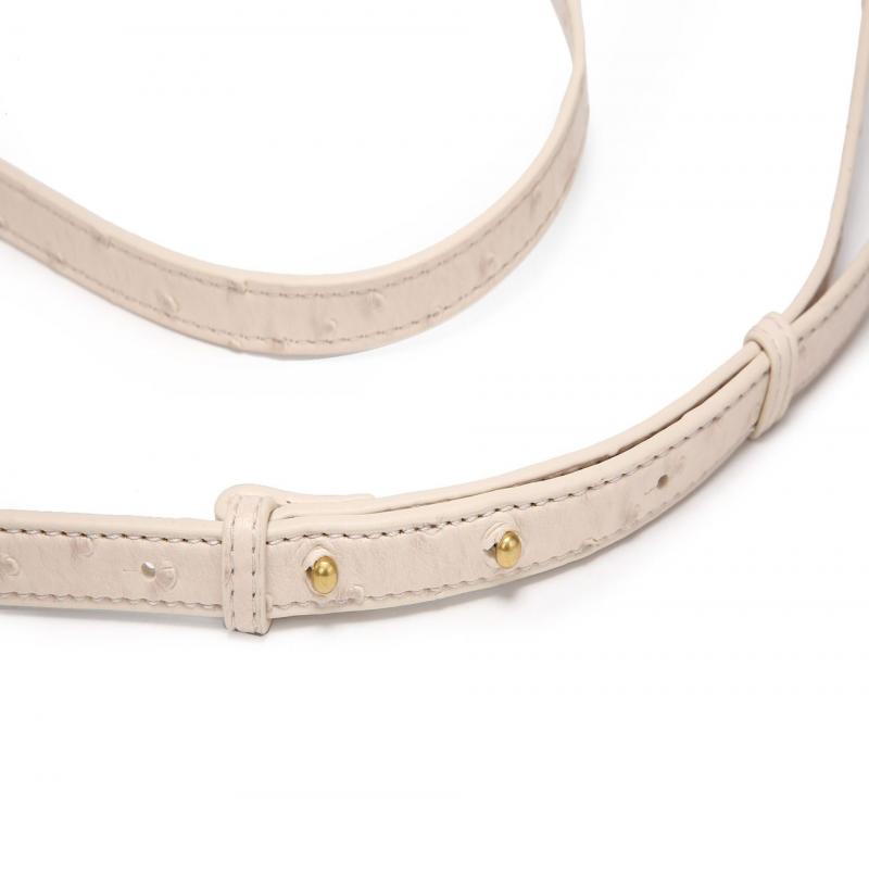 Тканая сумка через плечо с узором страуса, мягкая ПУ-сумка, сумка-кроссбоди, универсальная повседневная сумка для ланча 23*6,5*14 см