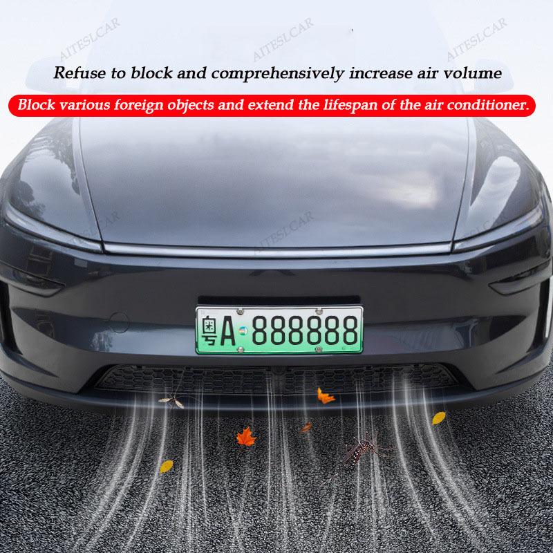 For Tesla Model YL/Y/Launch Juniper 2025 2026 Front Grill Guard Grille Inserts Mesh Anti Insect Net Cover Bumper Grid Filter