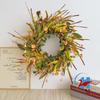 Tulip Wreath Hanging Ornament Valentines Day Easter Decor Plastic Floral Garland 40/45/50cm