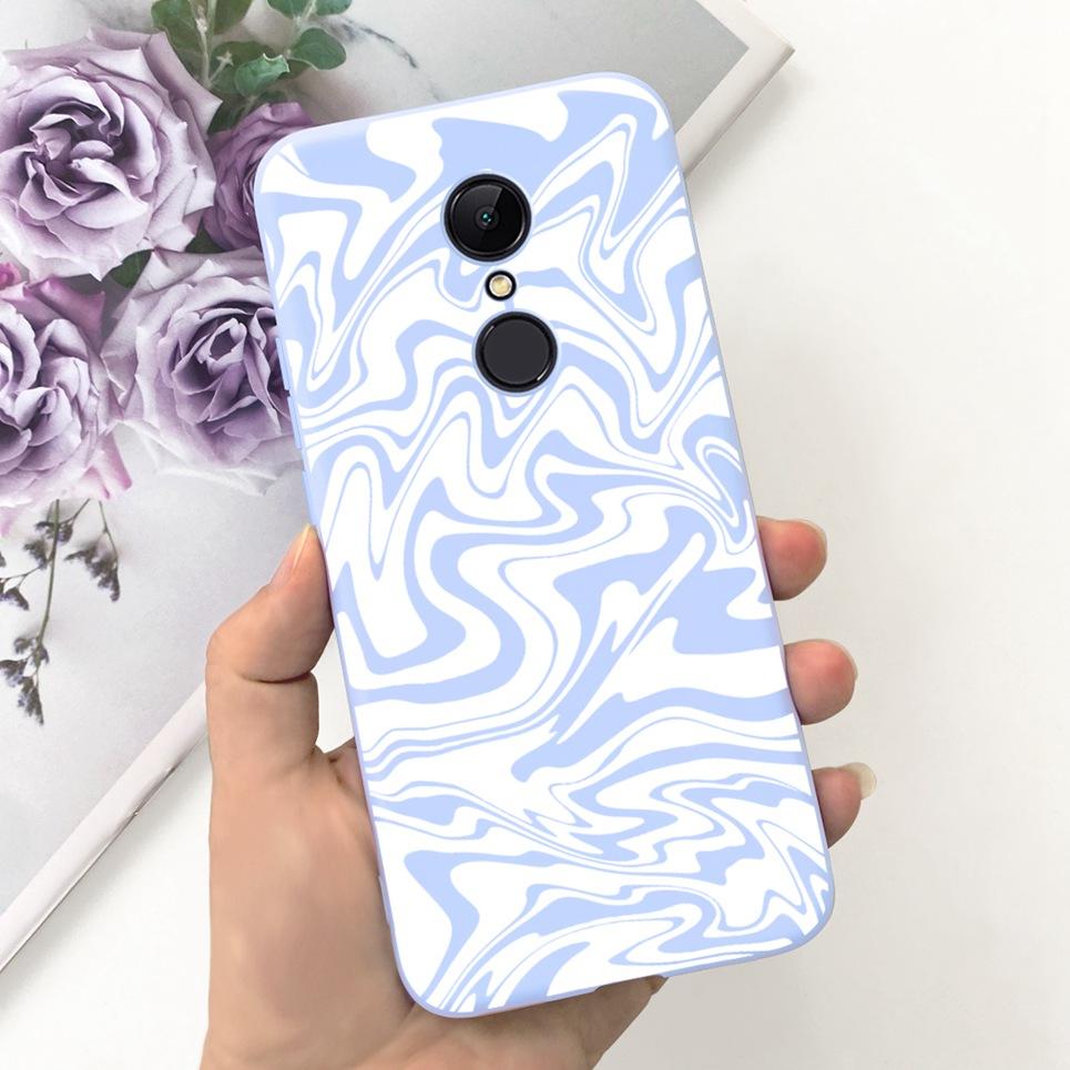 Чехол для Xiaomi Redmi 5 5a 5 Plus Астронавт Черный Луна Полночь Узор Мягкий ТПУ Силикон Fundas Для Redmi5 5Plus 5+ Корпус