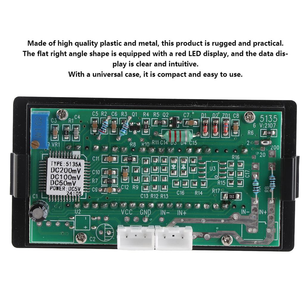 5135A DC5V Высокоточный цифровой вольтметр постоянного тока с красным светодиодом (DC50мВDC100мВDC200мВ)