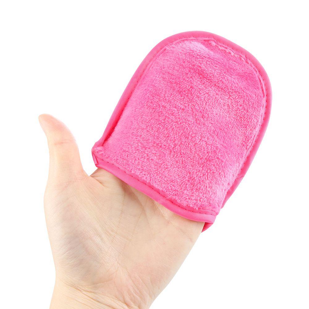 Women Reusable Beauty Makeup Remover Cleaning Glove Face Towel Microfiber Facial Cloth