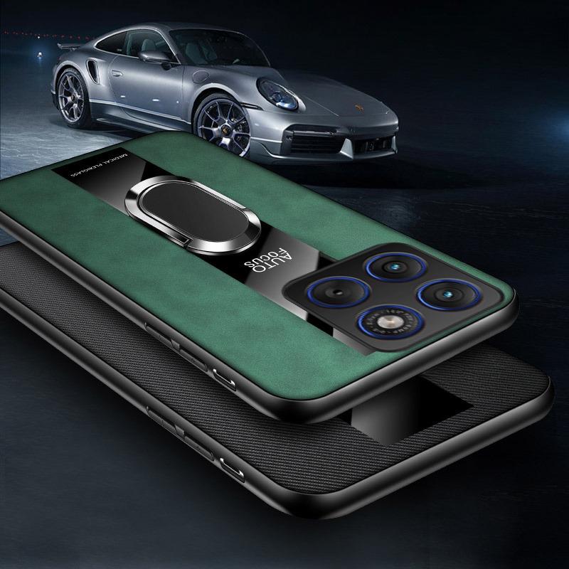 Чехол для Moto X70 Air Edge 70, деловой, с магнитной подставкой-кольцом, ударопрочный, из натуральной кожи овцы, мягкий силикон, модный, для Motorola Edge 70 X70 Air, задняя крышка