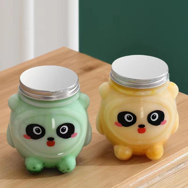 Бутылка для воды Kawaii Bear Milk объемом 500 мл, чай, кофе, сок, портативная чашка для воды, прозрачная одноразовая бутылка для сока