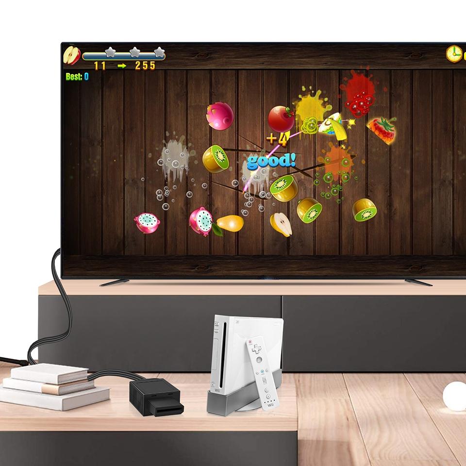 Кабель-конвертер WII в HDMI-совместимый WII2HDMI для HDTV-монитора Дисплей Wii в HDMI-адаптер HD 720P/1080P
