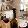 5pcs Silicone Manual Beverage Stopper Leakage Proof Design Airtight Seal Plug  Champagne