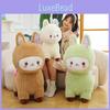 Adorable Alpaca Plump Plush Toy Companion Floral Pattern Kid Doll Gift Birthday