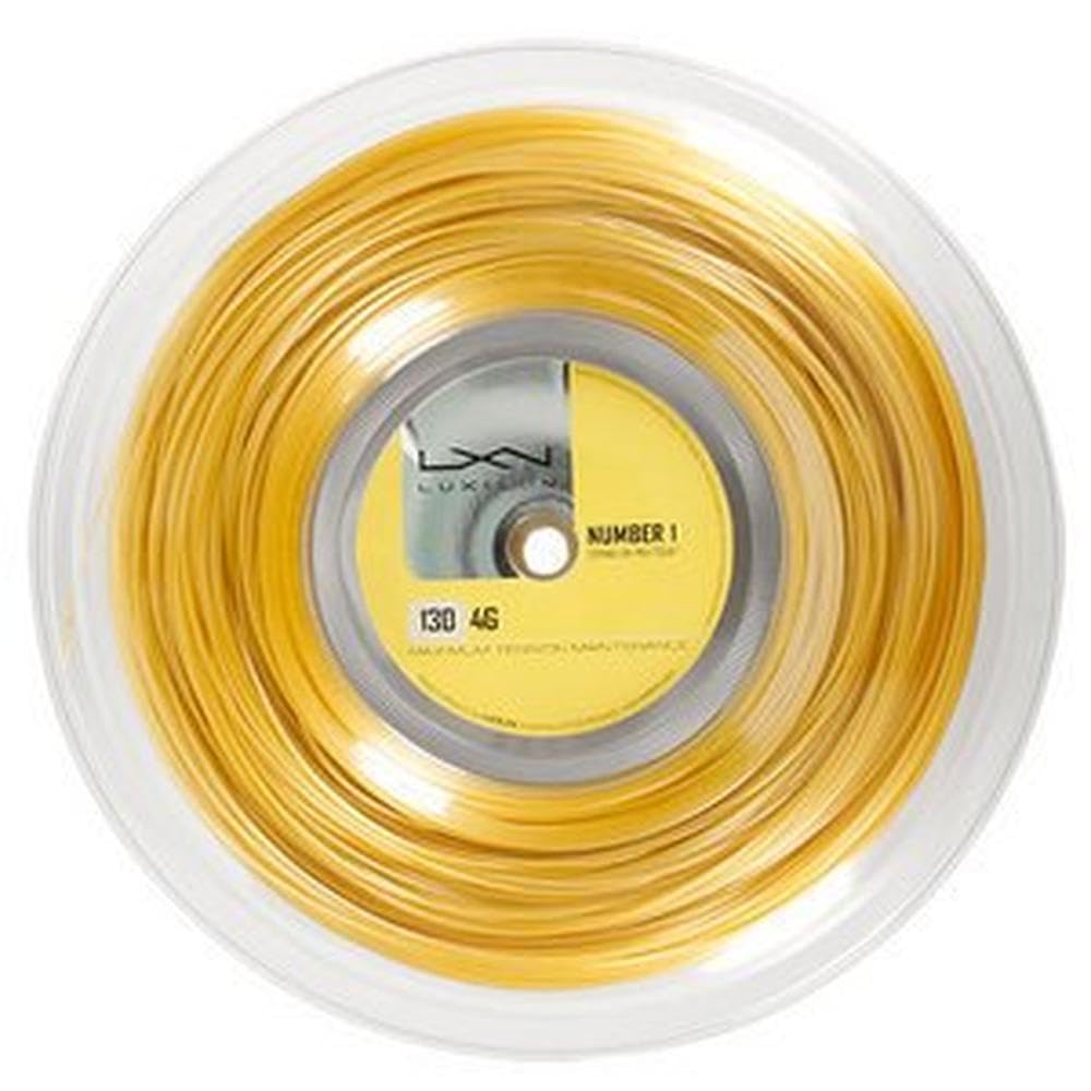 LUXILON Теннисная струна 200 м, Желтая, 4G, 130 г, Катушка, WRZ990142,