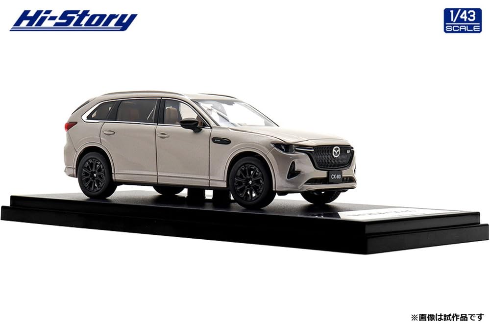 Inter Allied Hi Story MAZDA Платиновый кварцевый металлик Готовый продукт HS494QZ 1/43 CX-80 (2024)