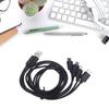 USB 2.0 TypeA Male на Micro USB Male Адаптер Разветвитель Кабель USB на MicroUSB Конвертер Зарядный Шнур 1 на 4 Разветвитель