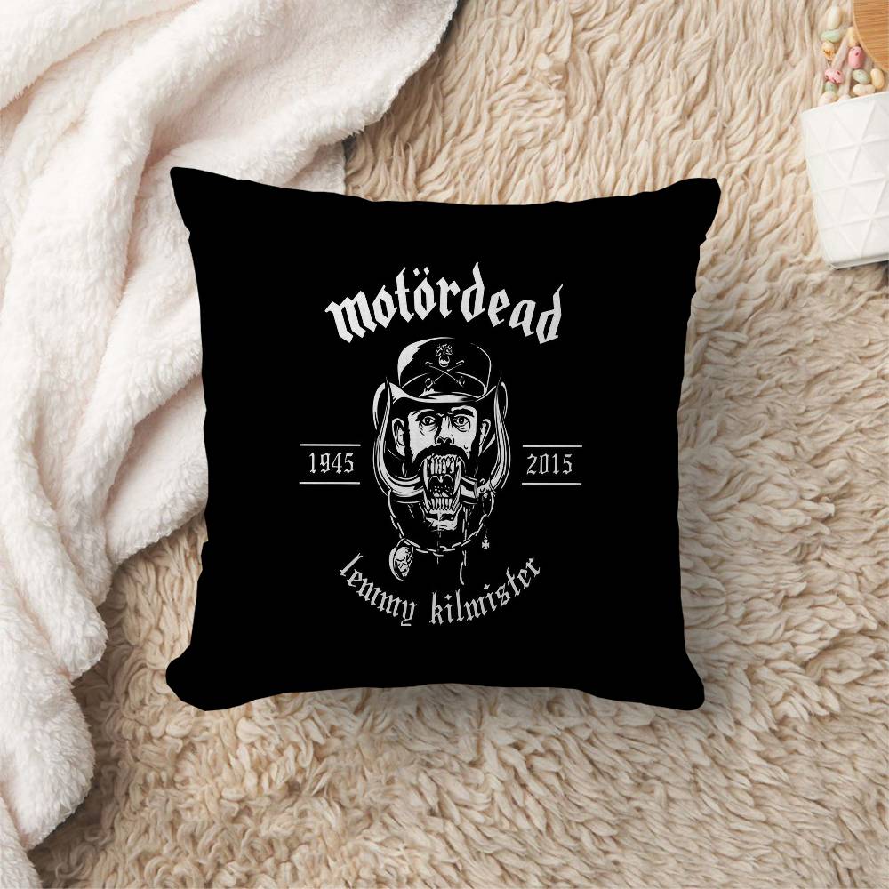 LLemmy Memorial Cushion Cover Pillow Cover Decor Pillowcase Printed Cushion Case for Couch