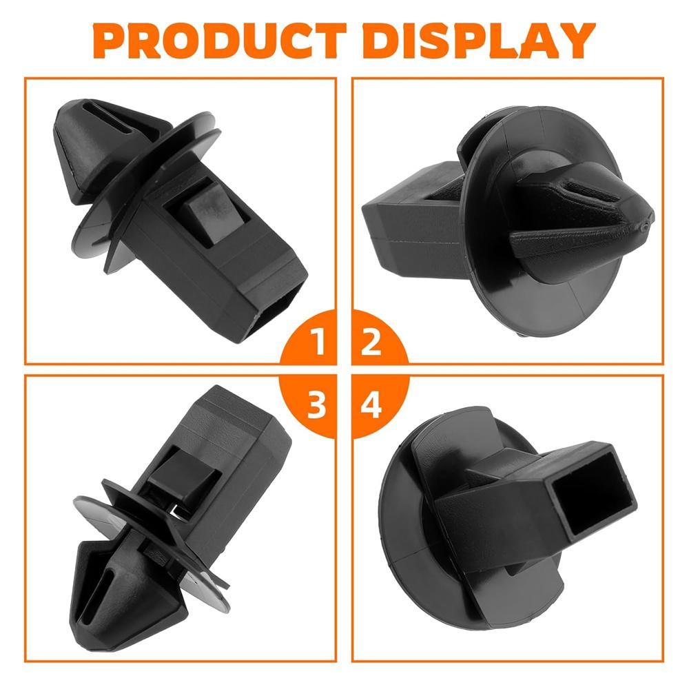 8 шт. Клипсы молдинга решетки 68213168AA Подходят для Ram 1500 2013-2020 Черный