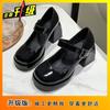 Coarse Heel Pearl Mary Jane Shoes Spring 2025 New High Heel Temperament Single Shoes