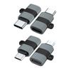 Металлические адаптеры USB Type C (мама) на MicroUSB (папа) 480 Мбит/с, конвертеры данных, адаптеры для зарядки для телефонов, ноутбуков