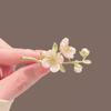 Vintage Temperament Green Jasmine Pearl Brooch For Women Dress Clothes Jewelry Accessries Gift