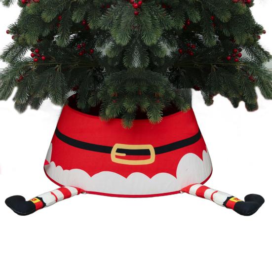 Юбка для рождественской елки Yousheng, круглая, с пайетками, многоразовое кольцо для рождественской елки, подставка для искусственной рождественской елки, чехол для праздничного декора