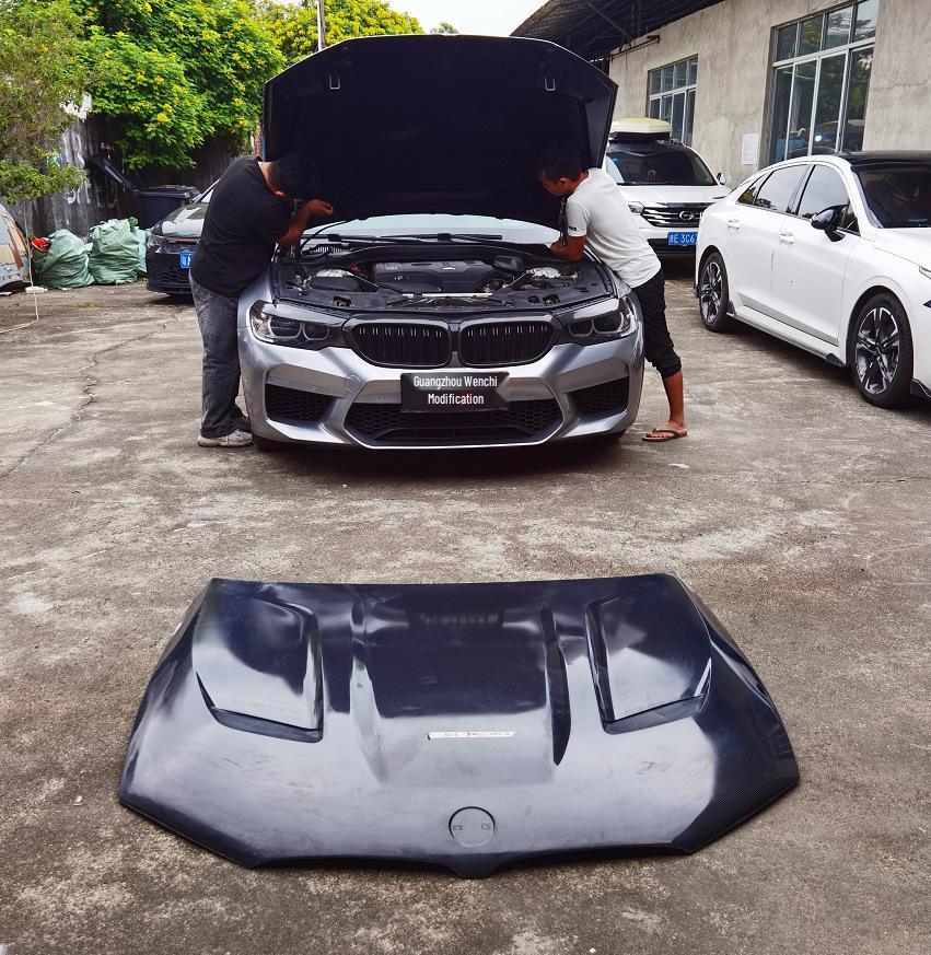 BMW 5 Series G30/G38/F90 Carbon Fiber M5/CS/V Style Hood for Tuning