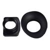 Plastic Camera Lens Eyepiece Eye Cup Black Accessory for Canon EOS 5DIII 1DX 7D