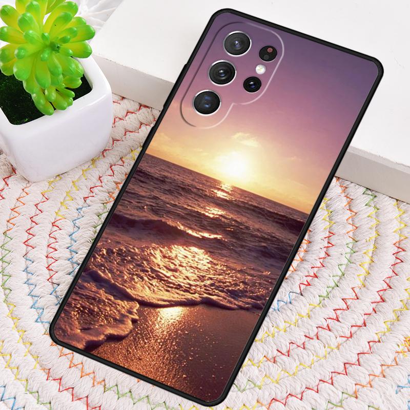 Летний чехол для телефона с пляжным дизайном для Samsung Galaxy note 10 pro S26 Ultra S23 S24 FE S25 S21 S22 PLUS ударопрочный чехол