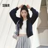 Semir Women's Hooded Curved Sleeve Jacket