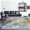 Nordic Abstract Carpet Living Room Decor Golden Rug for Bedroom 200x300 Lounge Coffee Tables Mat Anti Slip Washable Entrance Mat