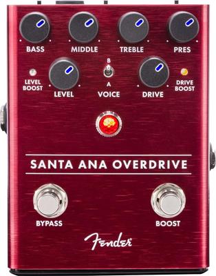 Педаль овердрайва Fender Santa Ana Батарейки в комплект не входят