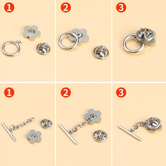 5 шт. Пуговицы-цепочки, застежки для кардигана, не требующие шитья, съемные декоративные пуговицы для свитеров, кардиганов, шалей