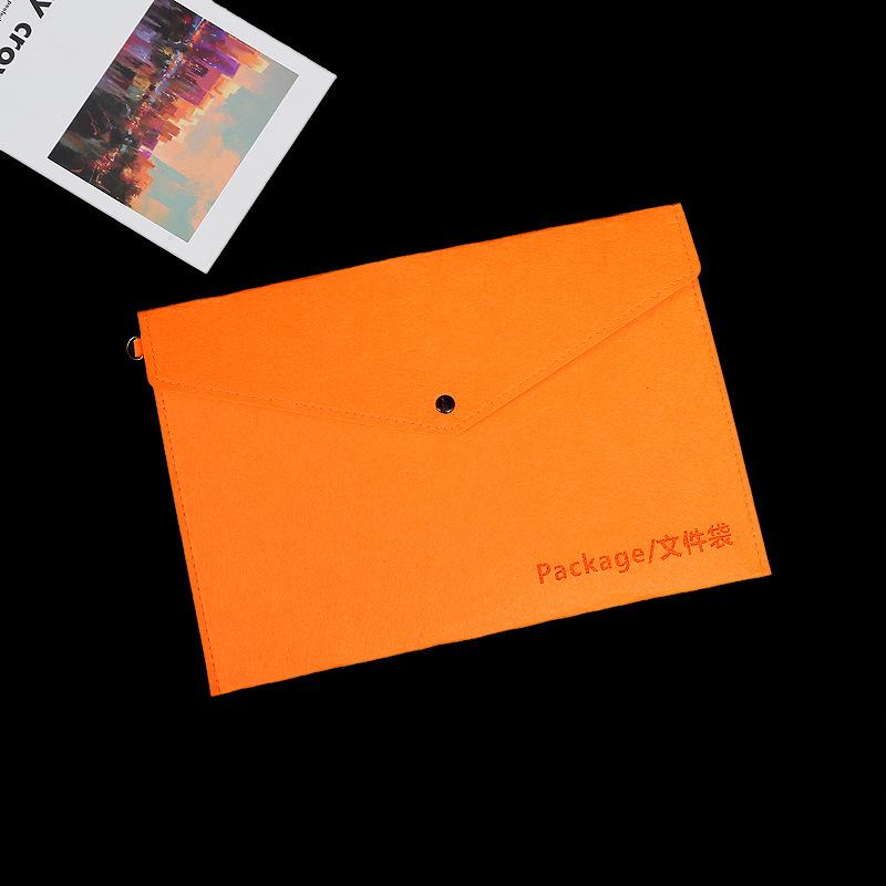 A4 Felt Document Bag for Students – Large Capacity Folder with Express Delivery for Test Paper Organization
