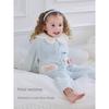 David Bella Girls' Home Wear Set Children's Coral Fleece Pajamas 2026 Winter New Home Wear Baby Class a