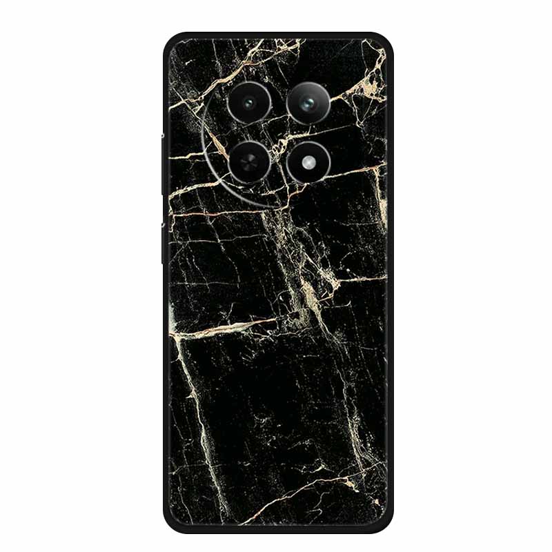 Case For Realme 13 Plus Marble TPU Soft Silicone Back Cover For Realme 13+ Cases Protective Mica Painted Colorful Bumper Capa