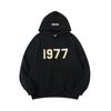 Reflective 3D Letter Hooded Sweatshirt Unisex Oversized Cotton Pullover Winter Warm Casual Top