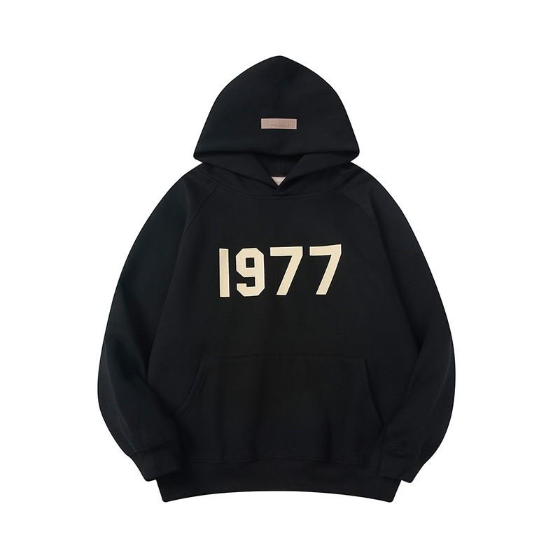 Reflective 3D Letter Hooded Sweatshirt Unisex Oversized Cotton Pullover Winter Warm Casual Top
